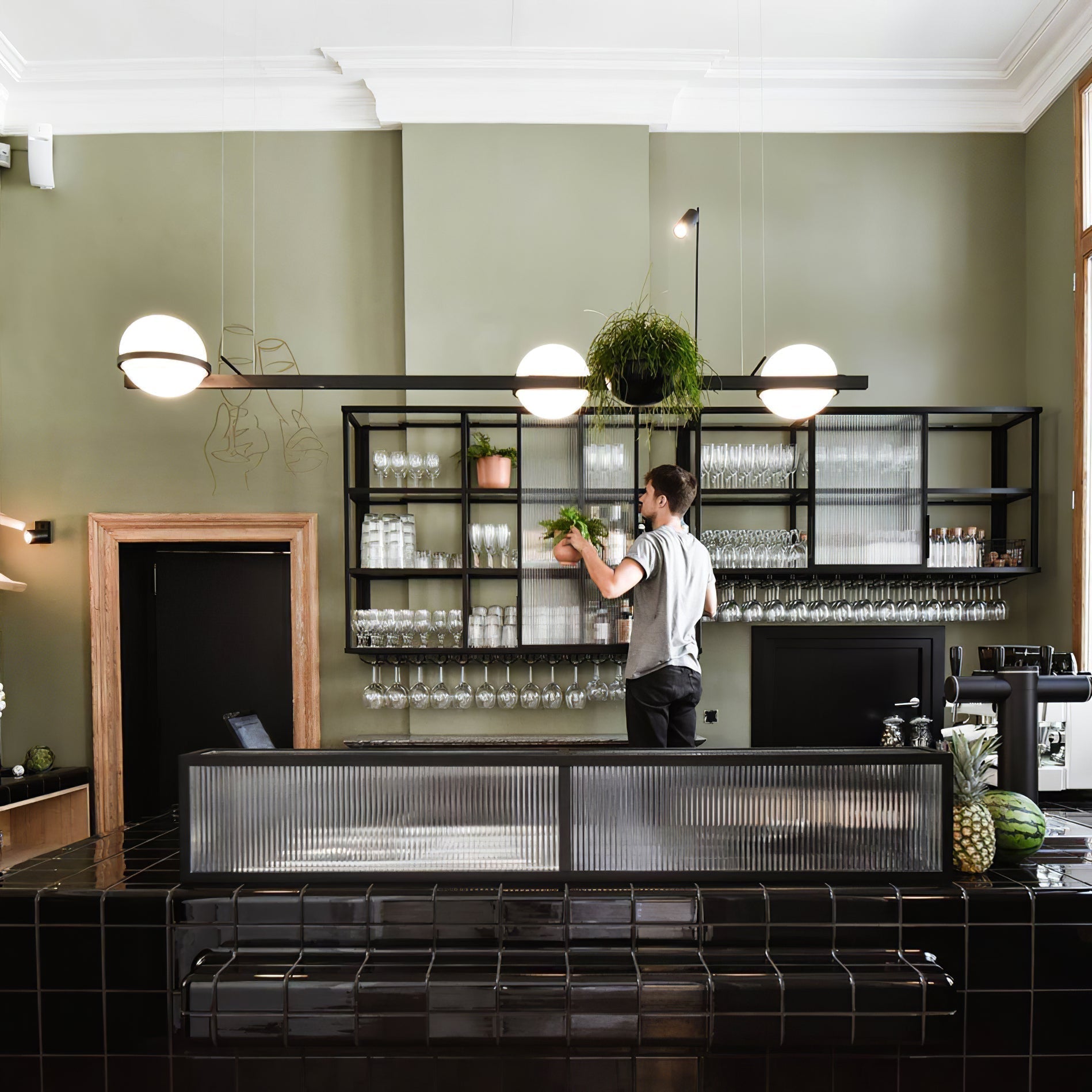 Vacaria Modern Minimalist Metal Plastic Pendant Lamp - Lamp Copper