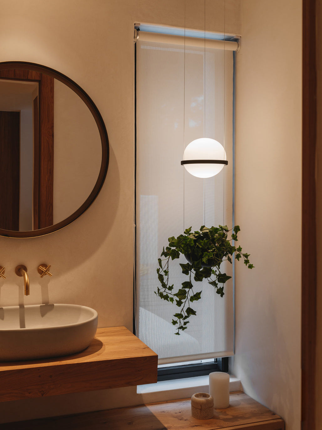 Vacaria Modern Minimalist Metal Plastic Pendant Lamp - Lamp Copper