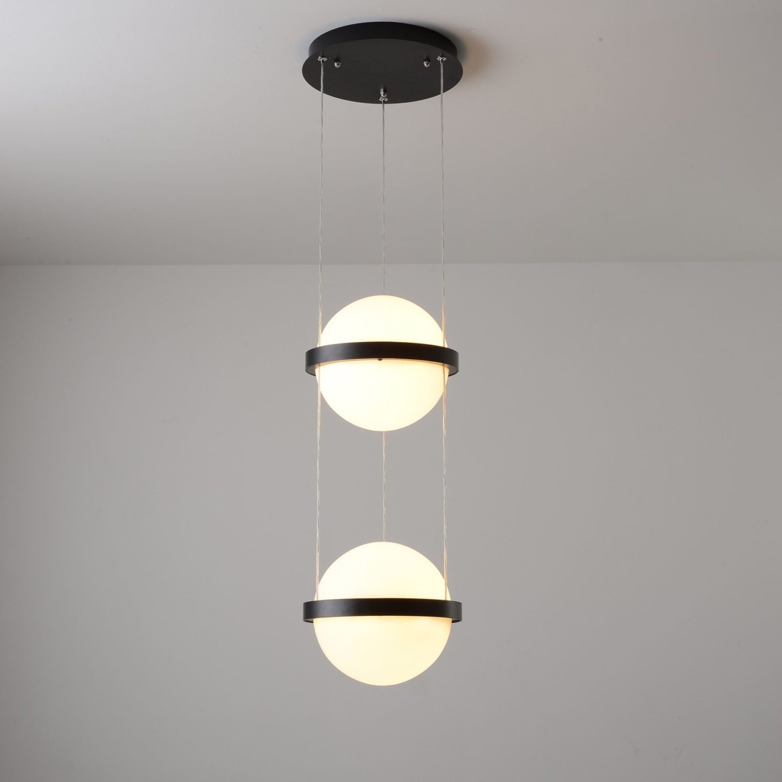 Vacaria Modern Minimalist Metal Plastic Pendant Lamp - Lamp Copper
