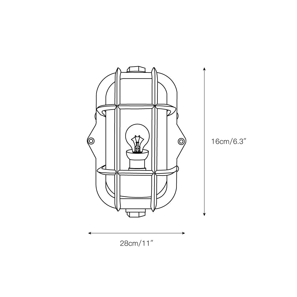 Omirara Unique Traditional Glass Wall Light - Lamp Copper