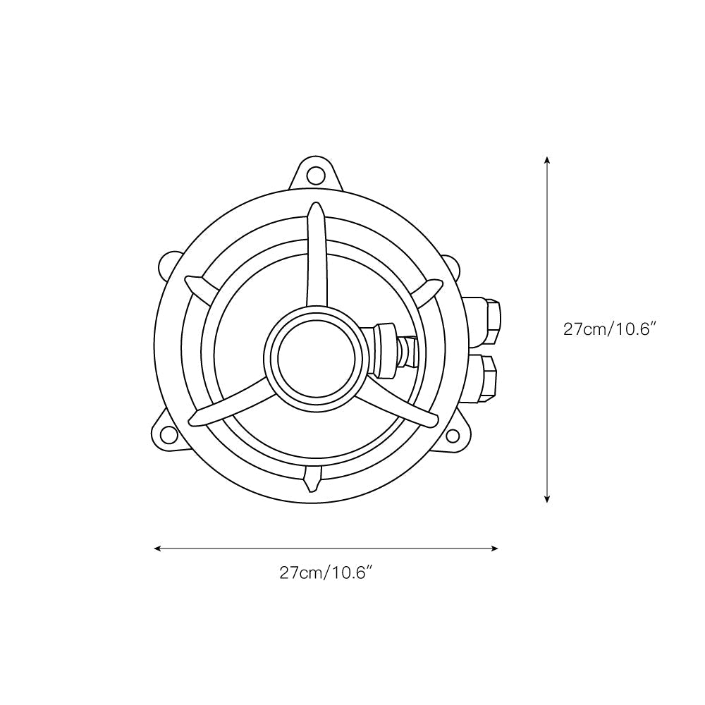 Omirara Unique Traditional Glass Wall Light - Lamp Copper