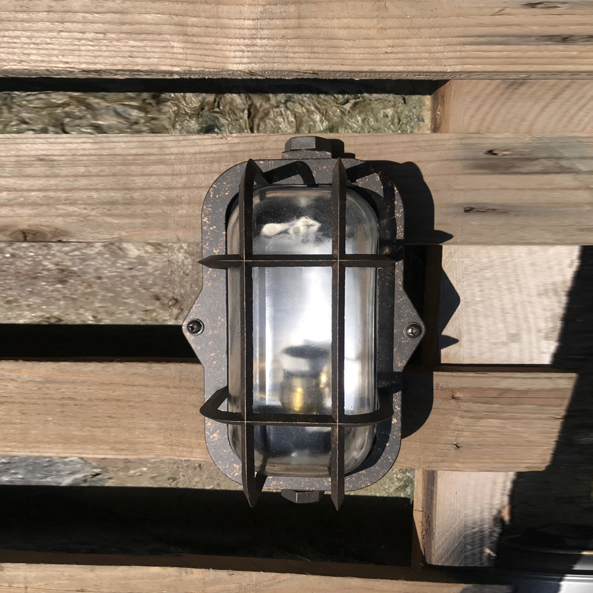 Omirara Unique Traditional Glass Wall Light - Lamp Copper