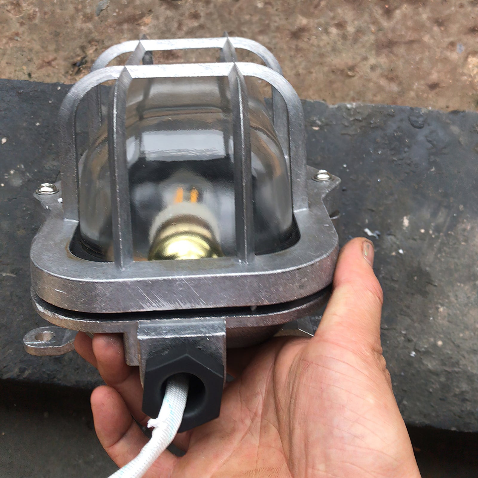 Omirara Unique Traditional Glass Wall Light - Lamp Copper