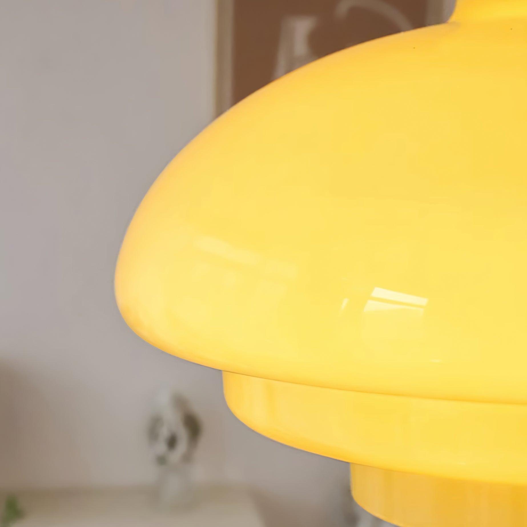 Pendant Lamp Layered Glass Dome Retro Silhouette Warm Ambient Glow - Letslighting