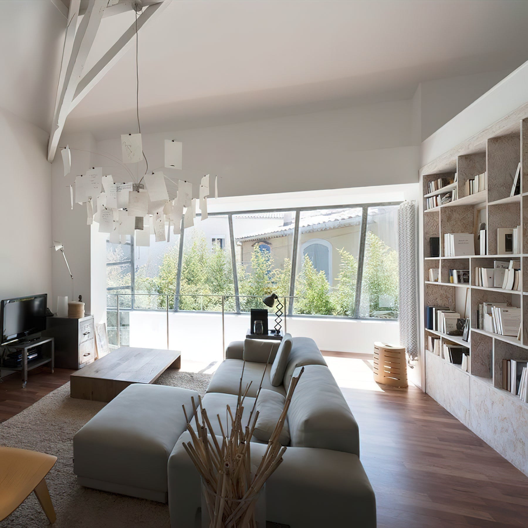 Ortheen Individual Creativity Paper Metal Chandelier - Lamp Copper