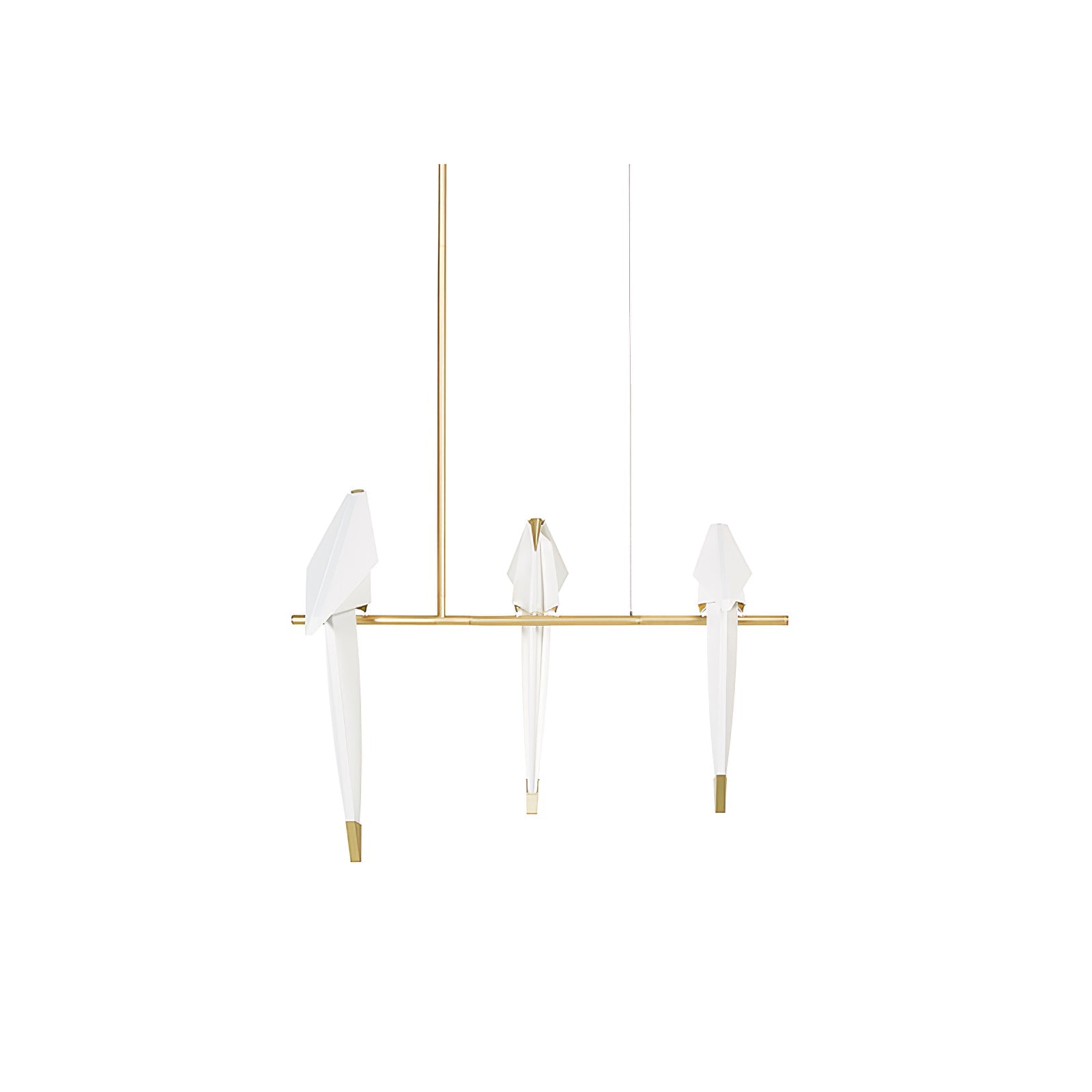 Paper Crane Bird LED Chandelier - Blowlighting