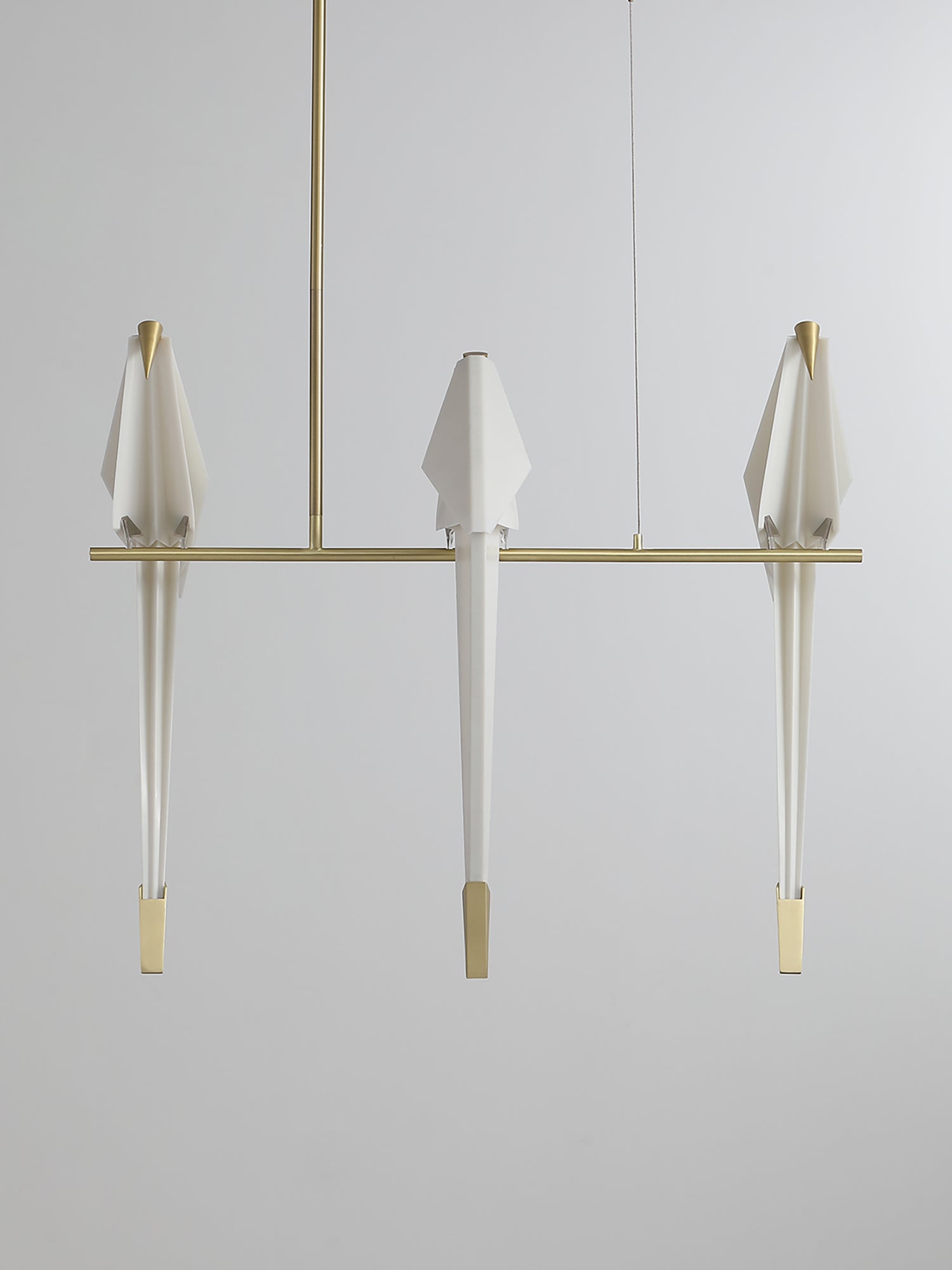 Paper Crane Bird LED Chandelier - Blowlighting