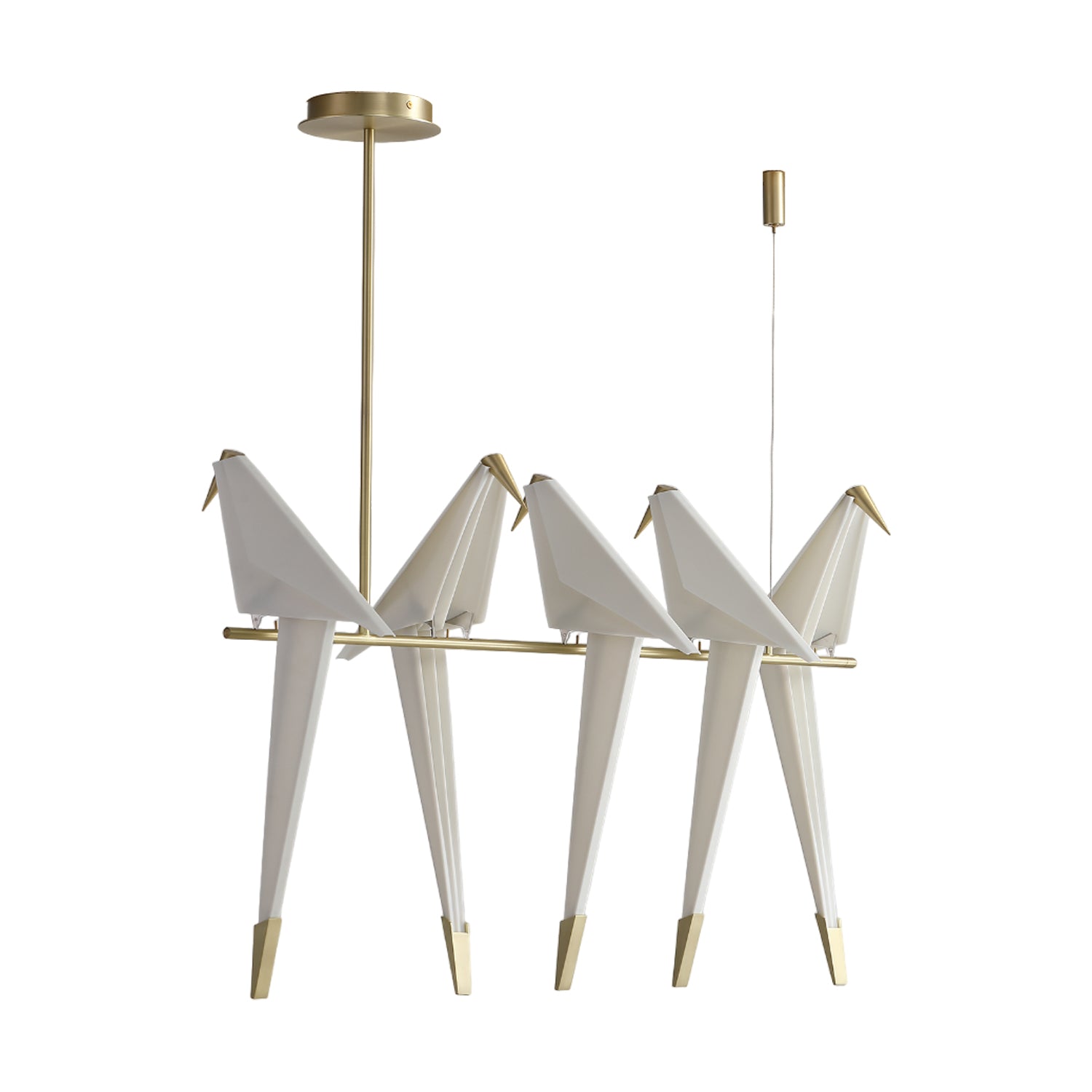 Paper Crane Bird LED Chandelier - Blowlighting