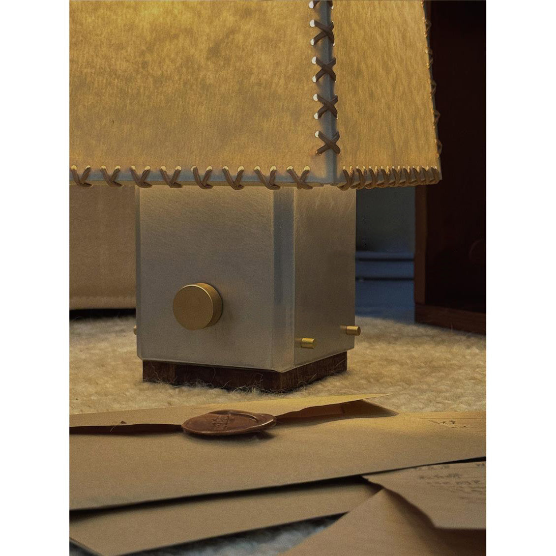 Parchment Table Lamp - Lamp Copper