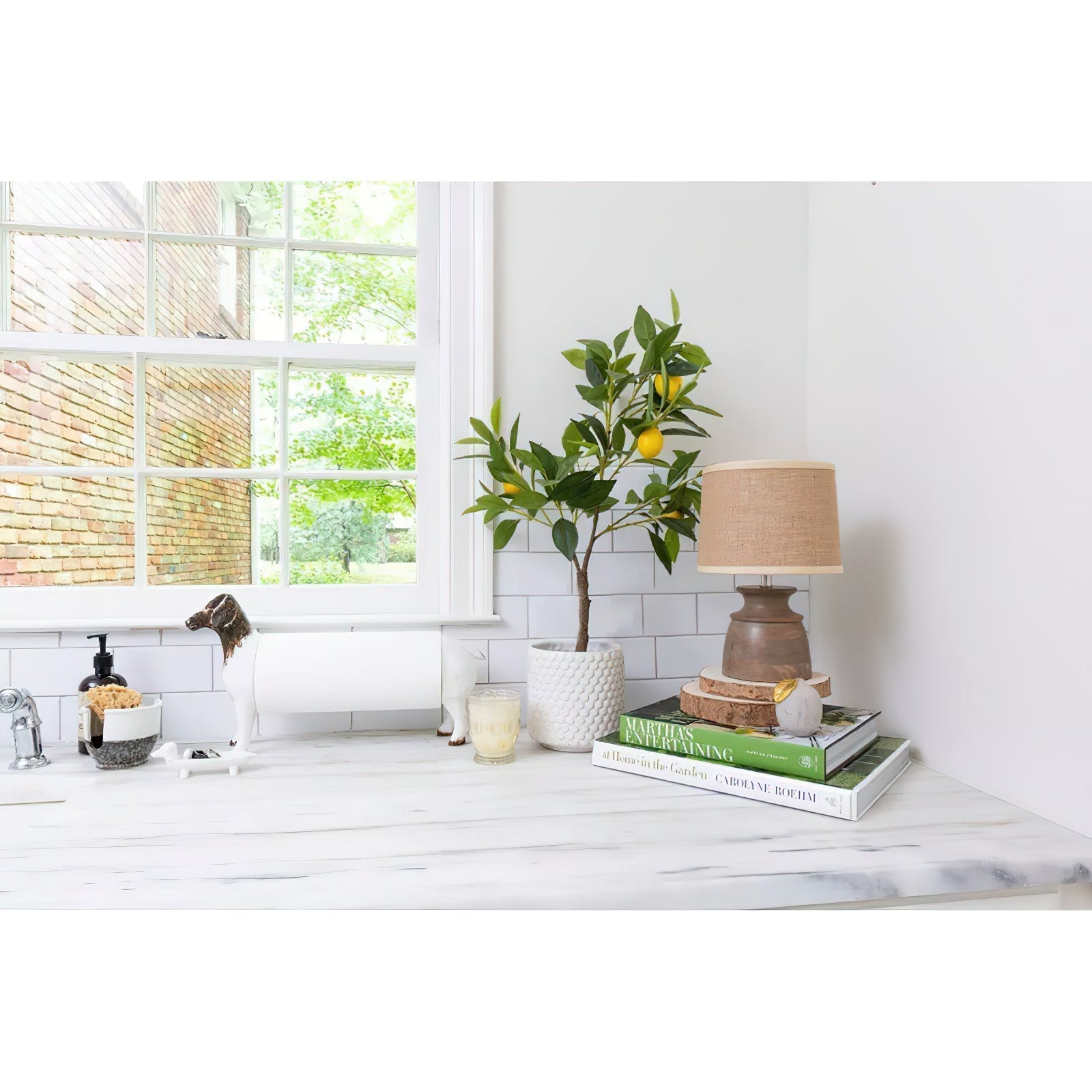 Partone Wood Table Lamp - Lamp Copper