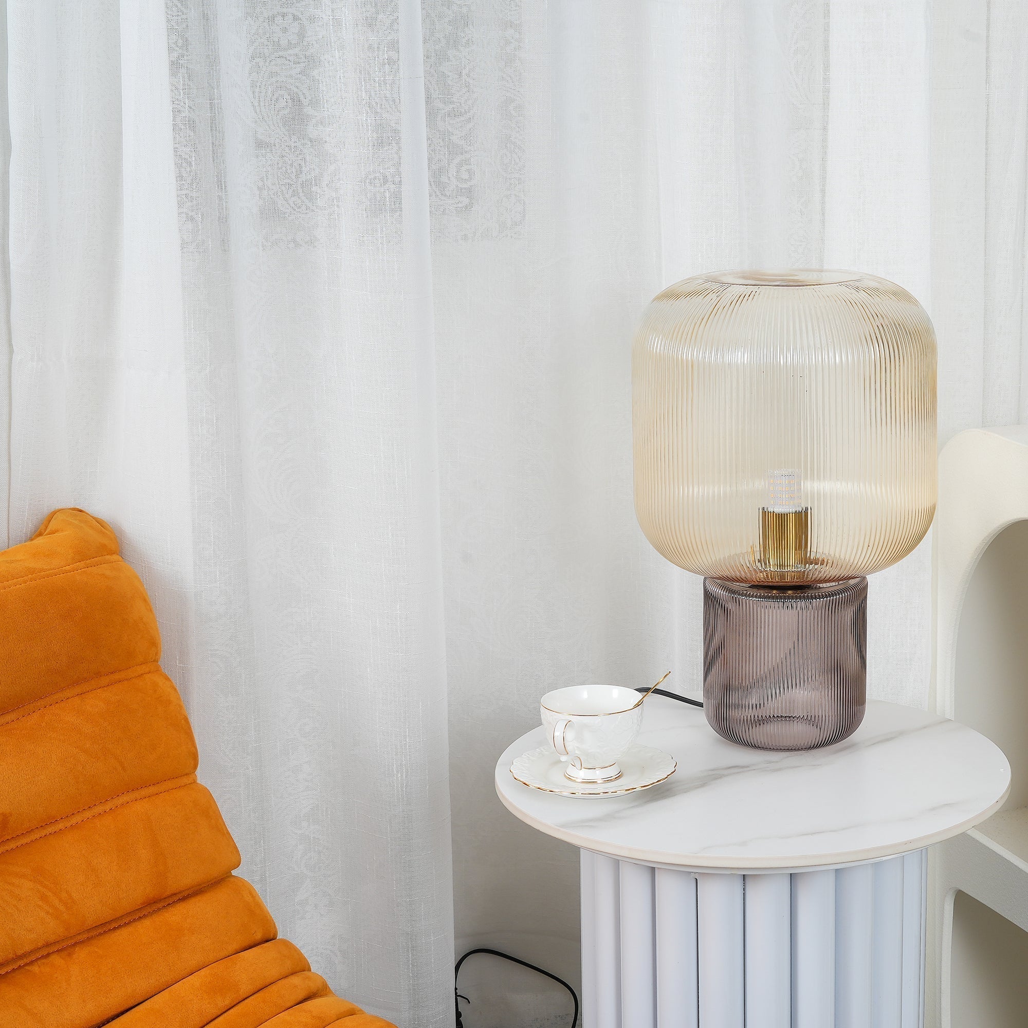 Paul Neuhaus Mashi Table Lamp - Lamp Copper