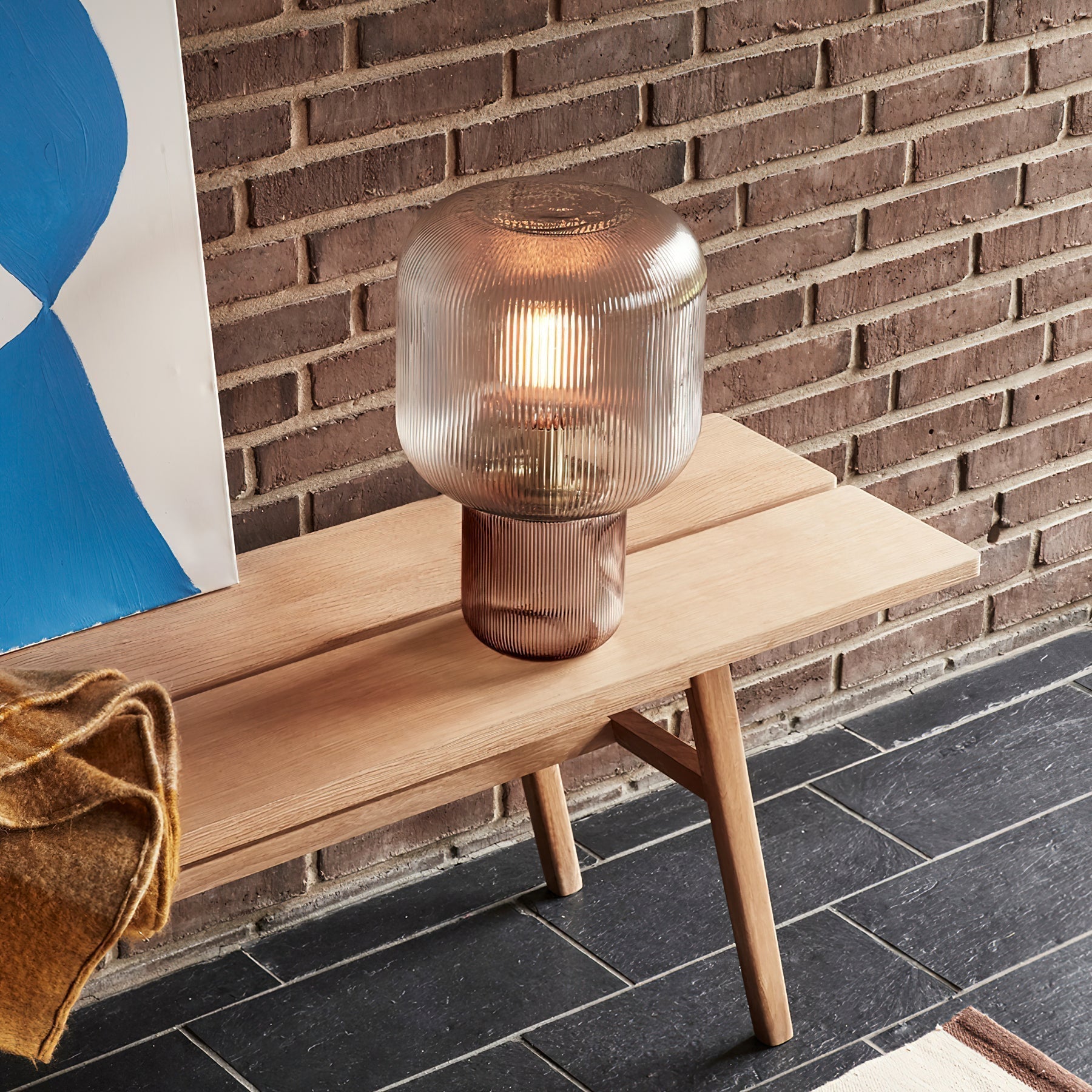 Paul Neuhaus Mashi Table Lamp - Lamp Copper