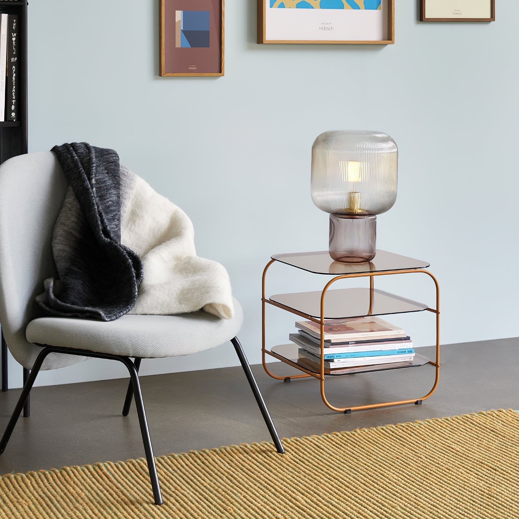 Paul Neuhaus Mashi Table Lamp - Lamp Copper