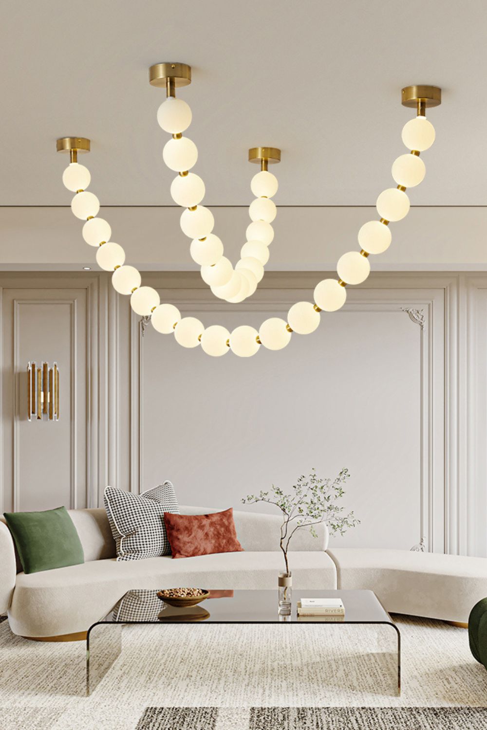 Zalvarin Brass Sputnik Chandelier - Blowlighting