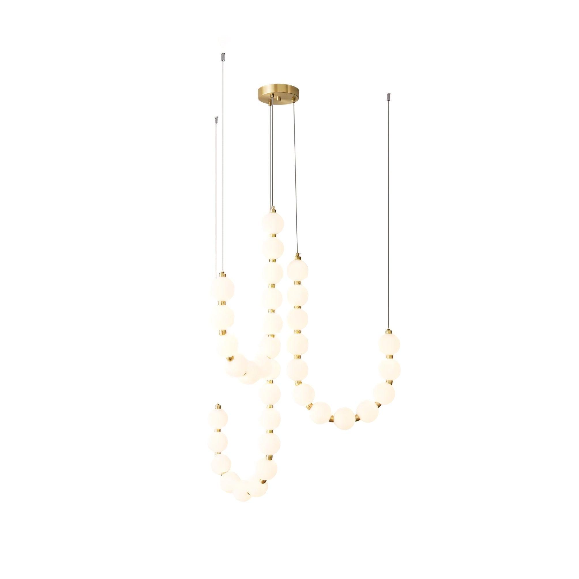 Pearl Modernl Glass Chandelier - Blowlighting