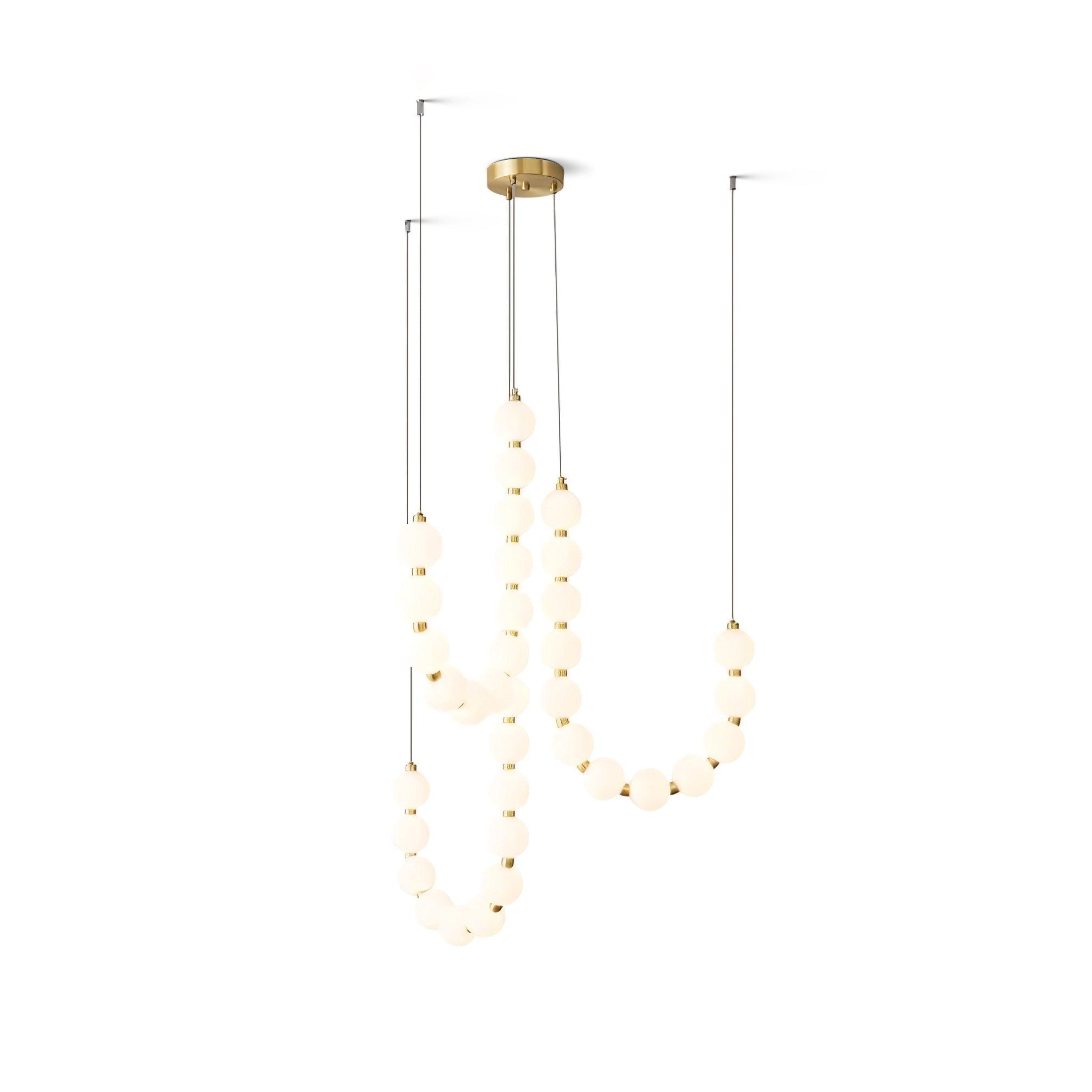 Pearl Modernl Glass Chandelier - Blowlighting
