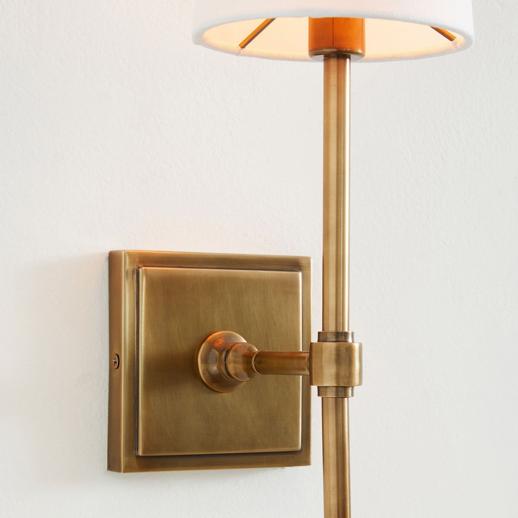 Vicarara Vintage Industrial Brass Fabric Wall Lamp - Lamp Copper