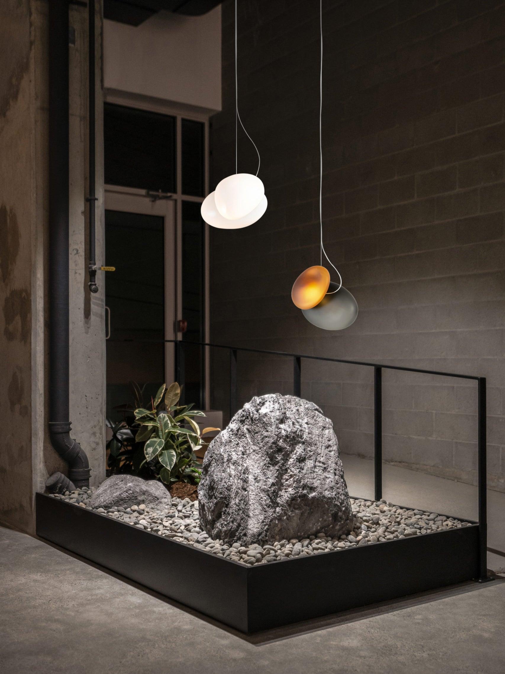 Translucent Frosted Glass Pendant Light - Blowlighting