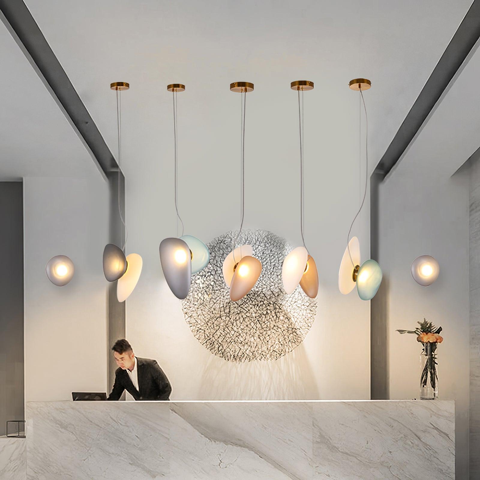 Translucent Frosted Glass Pendant Light - Blowlighting