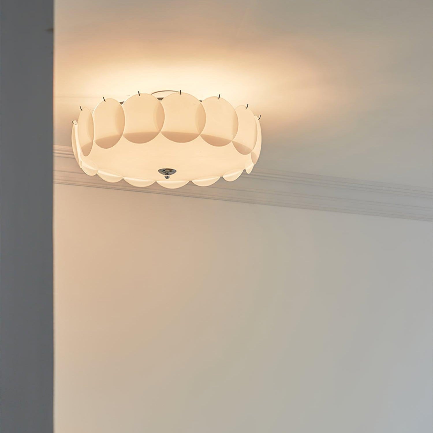 Valentina Lampada da Soffitto a Forma di Petalo con Conchiglie
