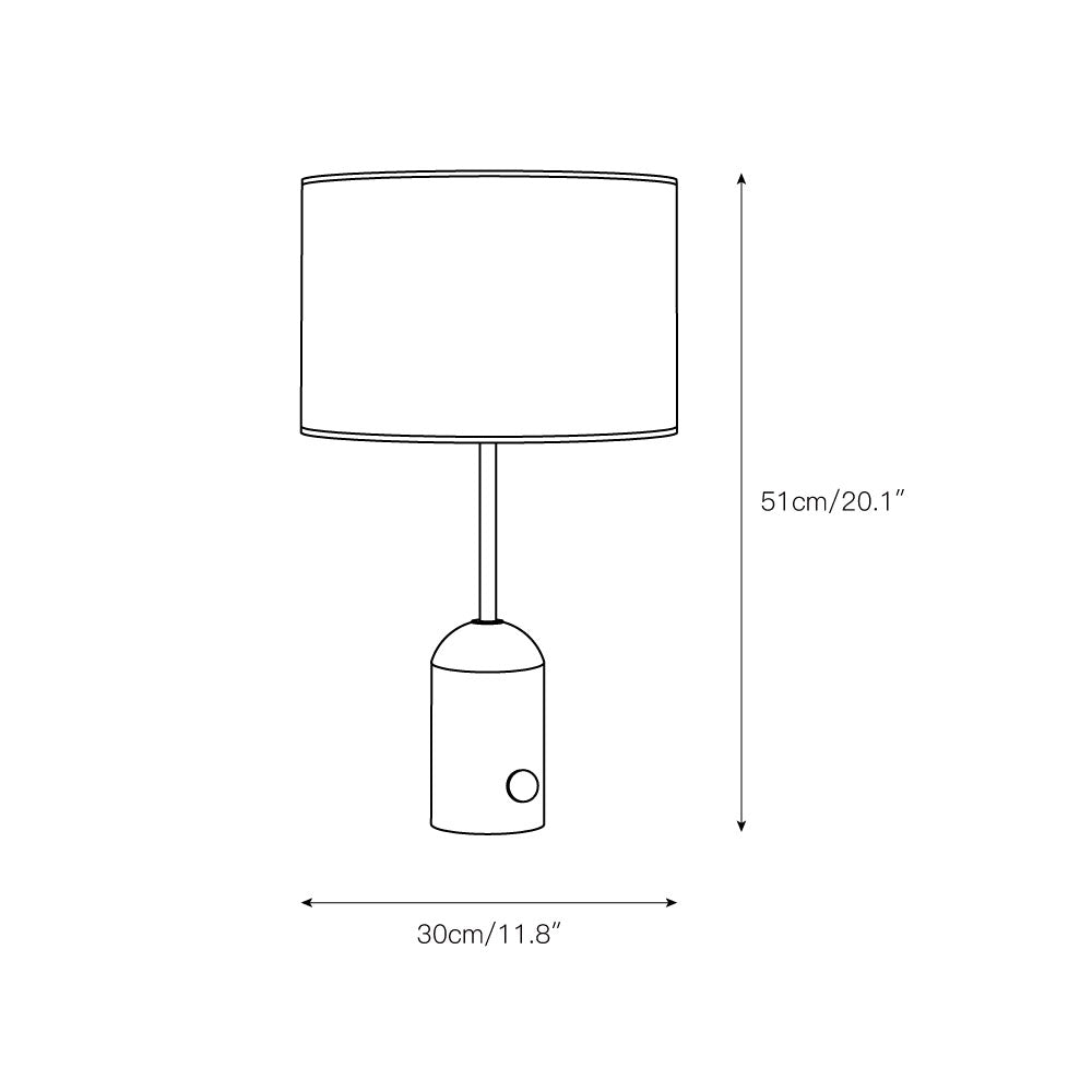 Penn Table Lamp - Lamp Copper