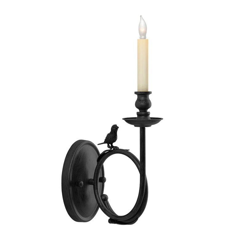 Silva Applique da Parete Interna Stile Vintage con Forma di Uccello