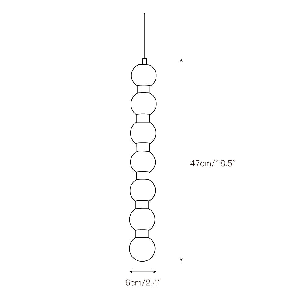 Ulshae Modern Minimalist Art Marble Pendant Lamp - Lamp Copper