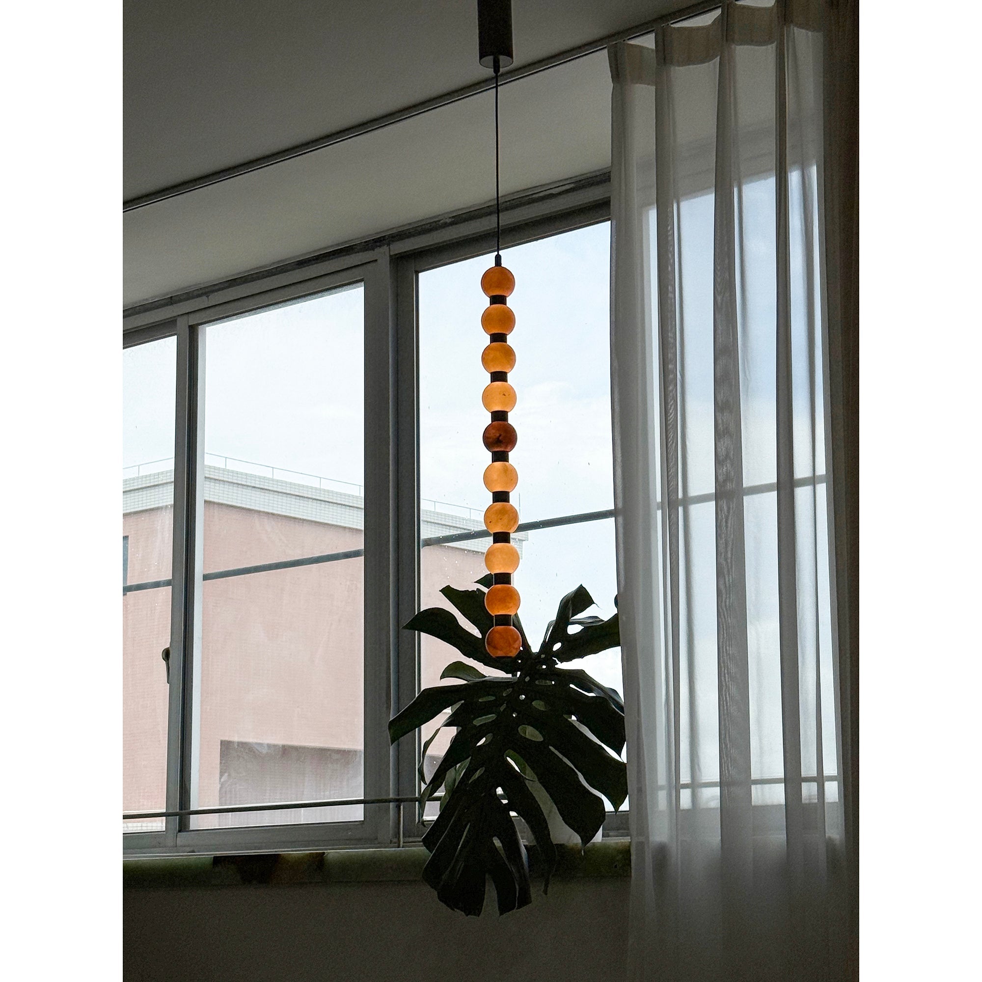 Ulshae Modern Minimalist Art Marble Pendant Lamp - Lamp Copper