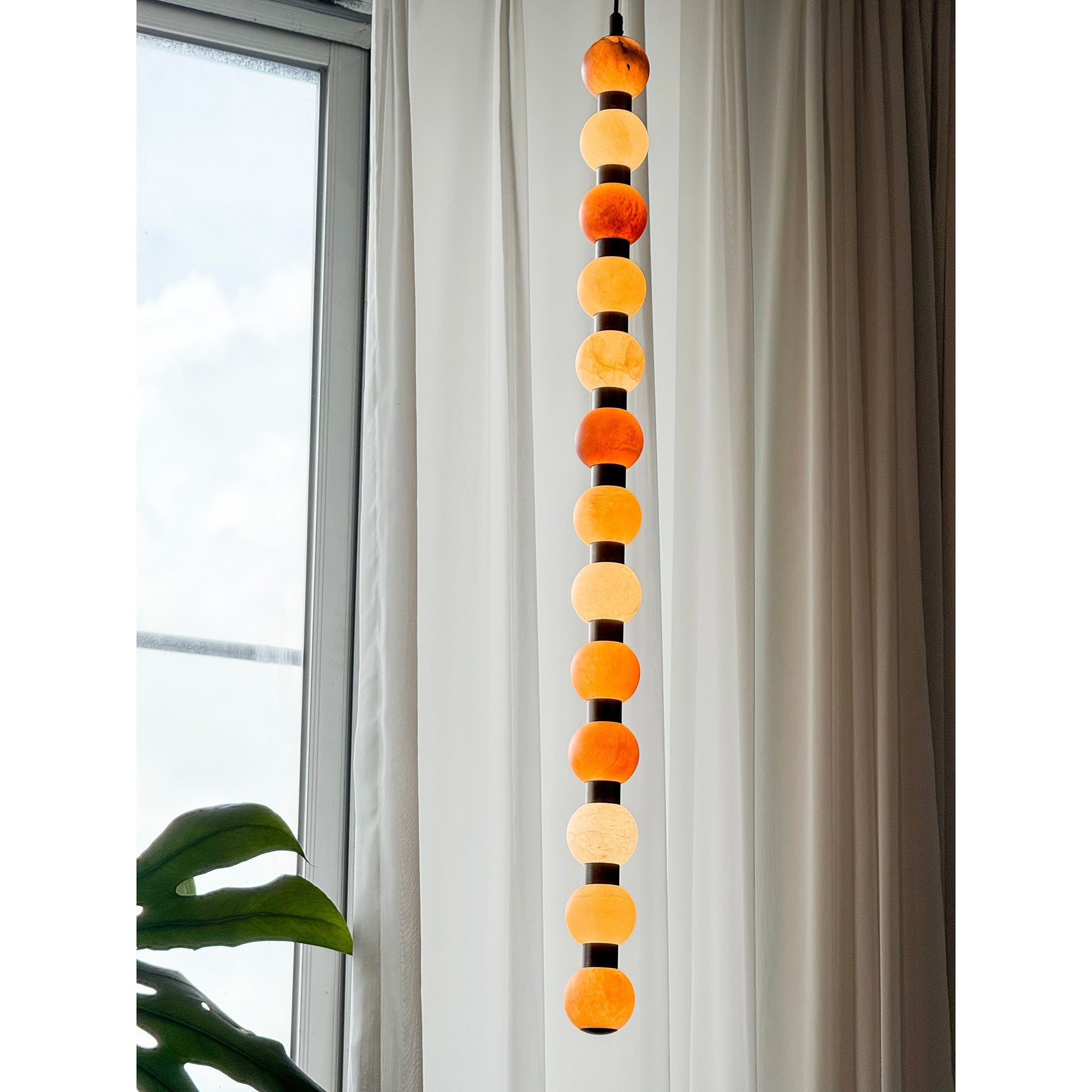 Ulshae Modern Minimalist Art Marble Pendant Lamp - Lamp Copper