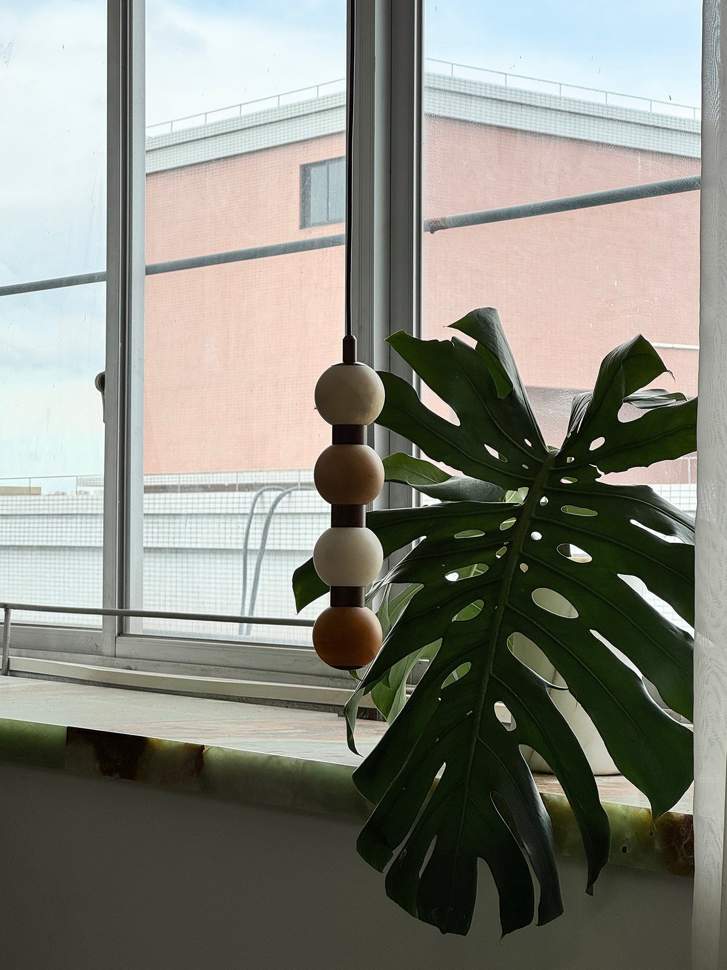 Ulshae Modern Minimalist Art Marble Pendant Lamp - Lamp Copper