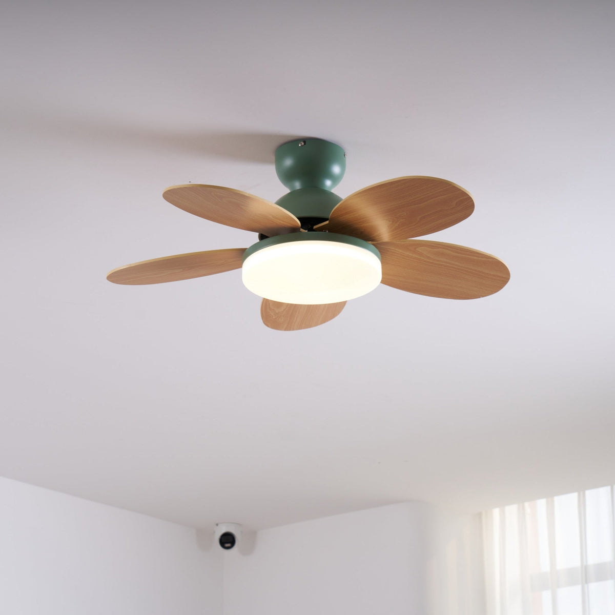 Ventilatore da soffitto con luce Liora per bambini, caratteristica di funzionamento silenzioso
