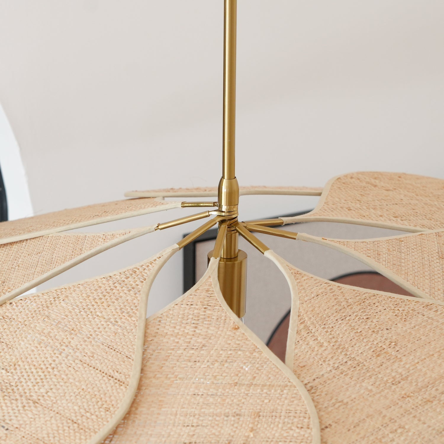 Petals Bloom Rattan Pendant Lamp - Blowlighting