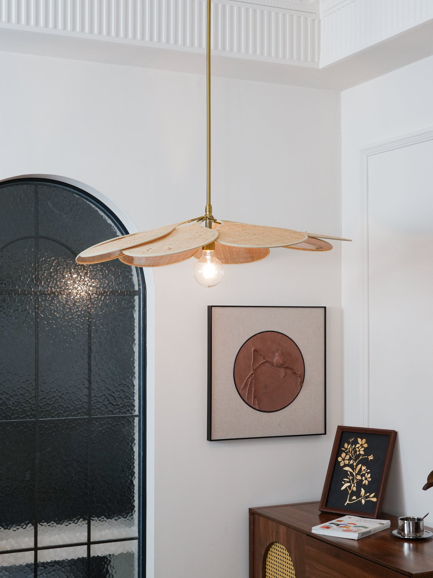 Petals Bloom Rattan Pendant Lamp - Blowlighting