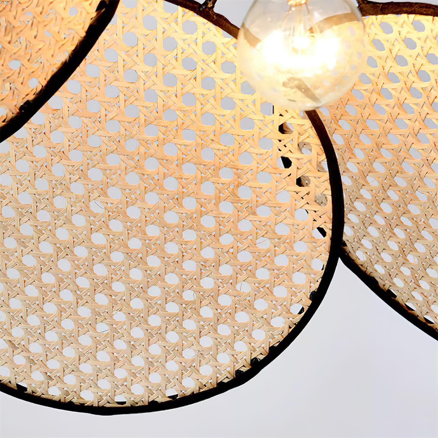Petals Rattan Pendant Lamp - Blowlighting