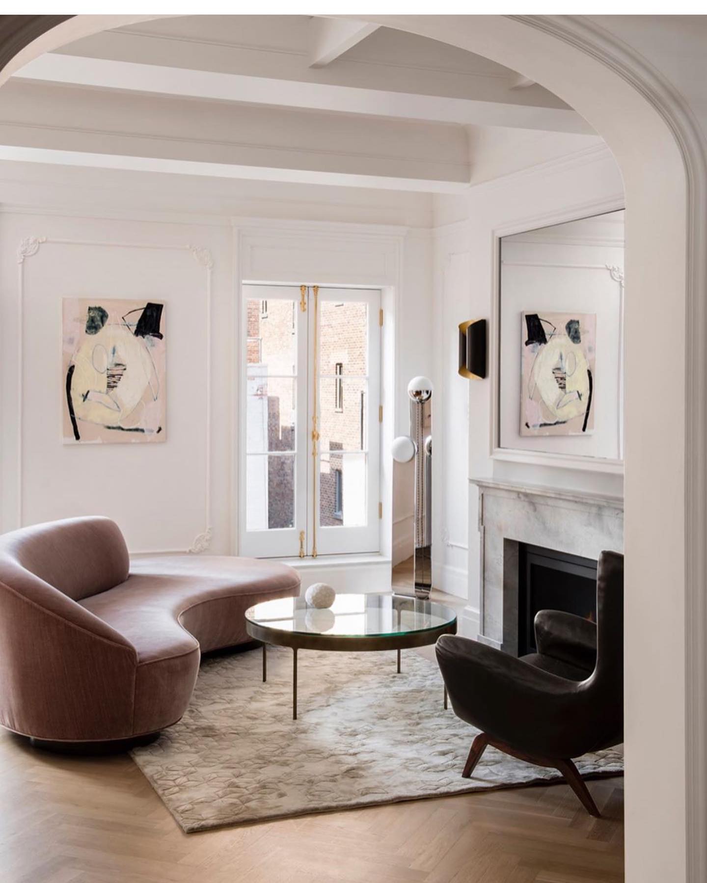 Pete & Nora Floor Lamp - Lamp Copper