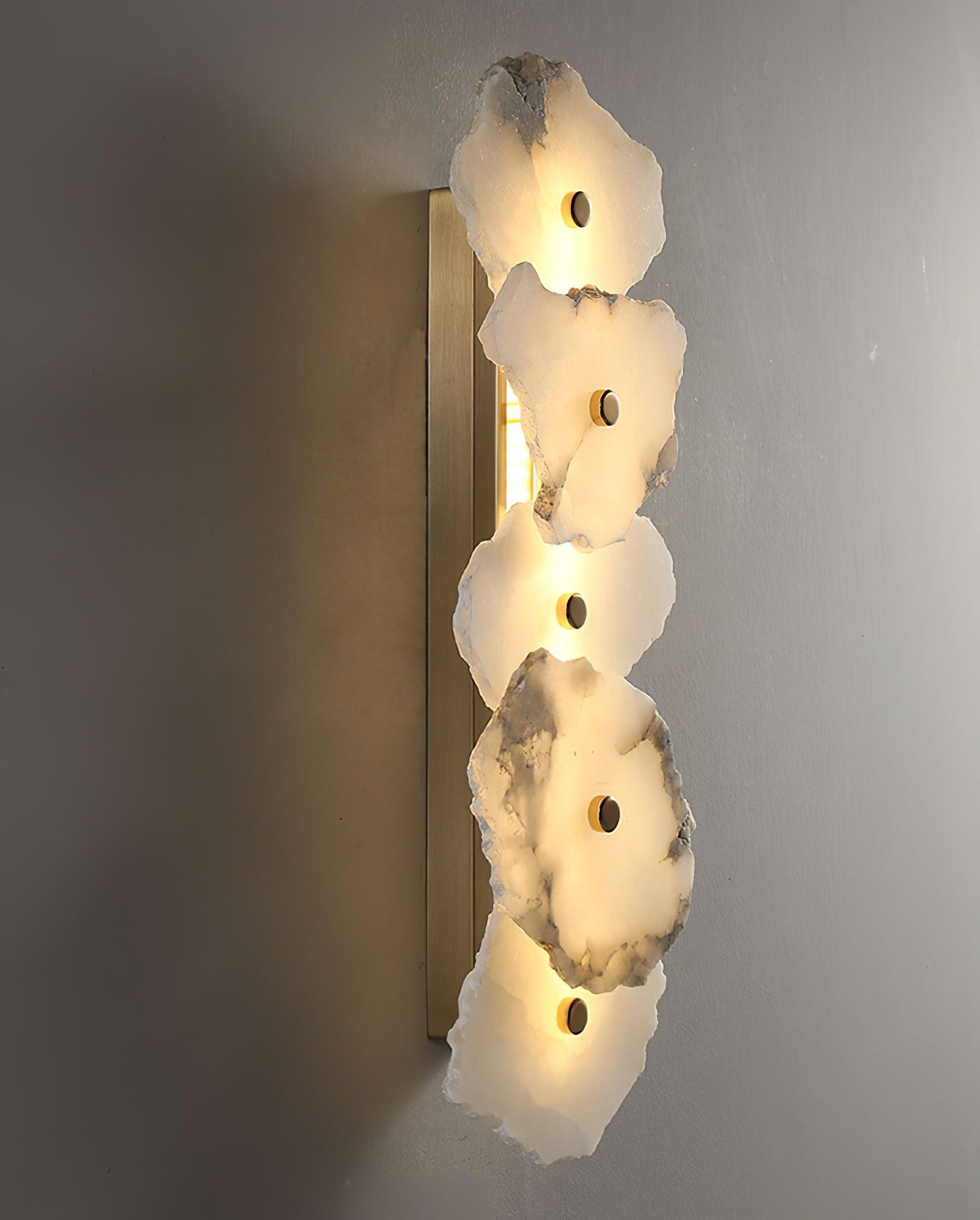 Alaeila Floral Cluster Alabaster Wall Light - Blowlighting