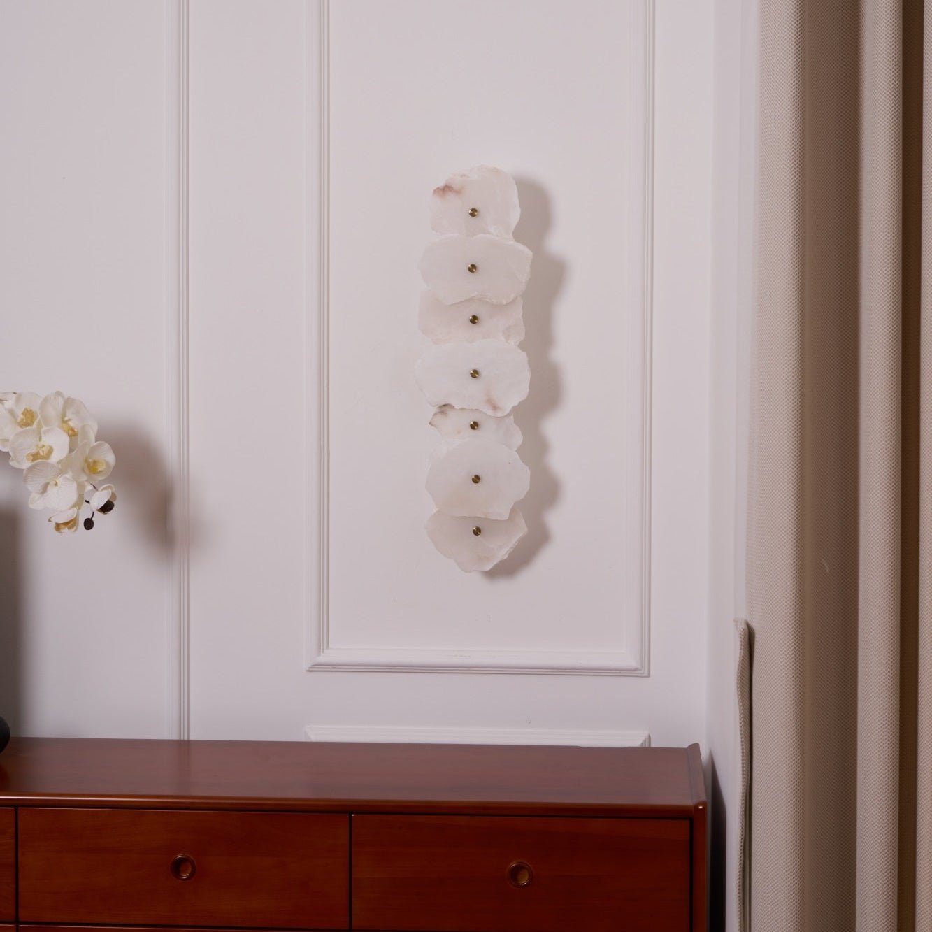 Alaeila Floral Cluster Alabaster Wall Light - Blowlighting