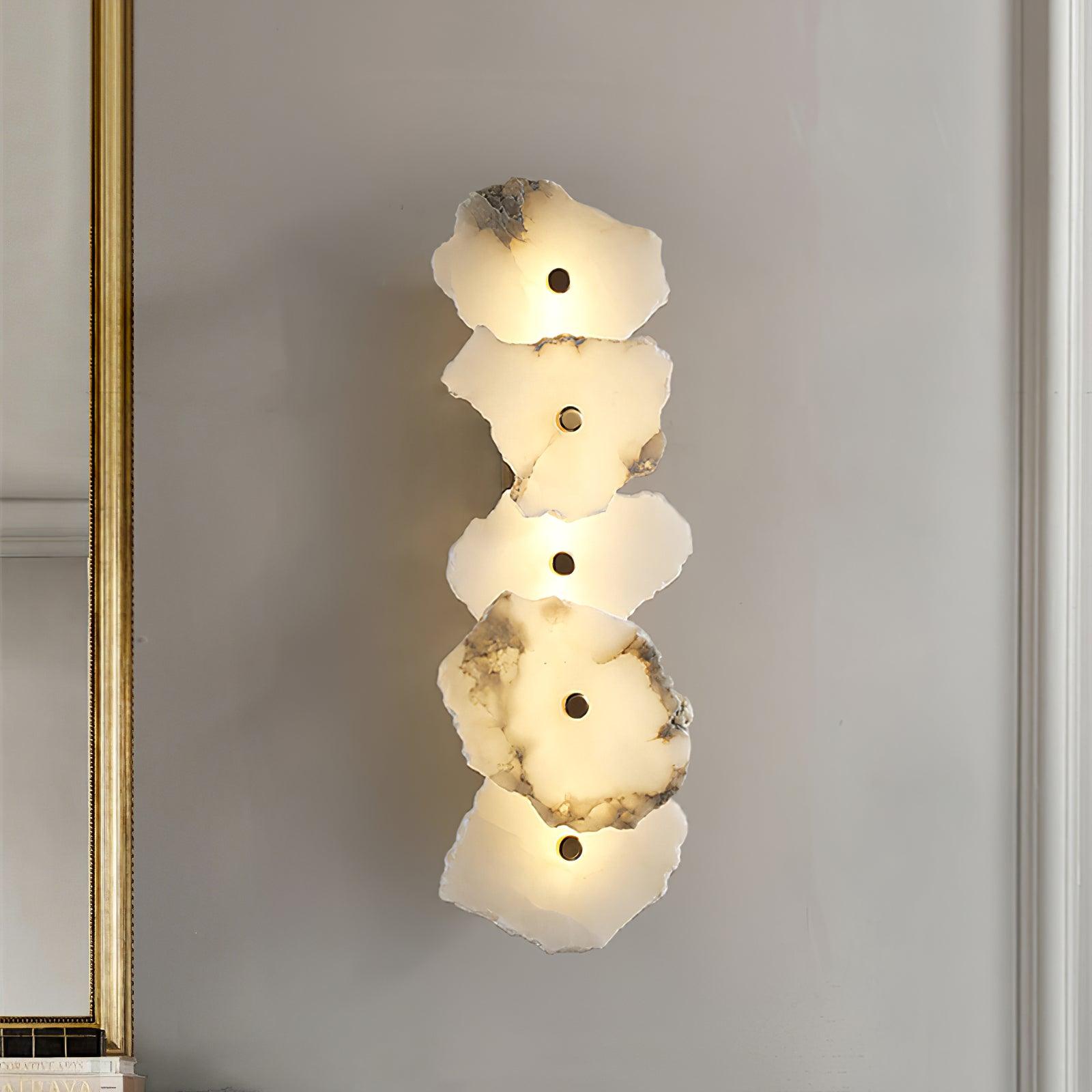 Alaeila Floral Cluster Alabaster Wall Light - Blowlighting