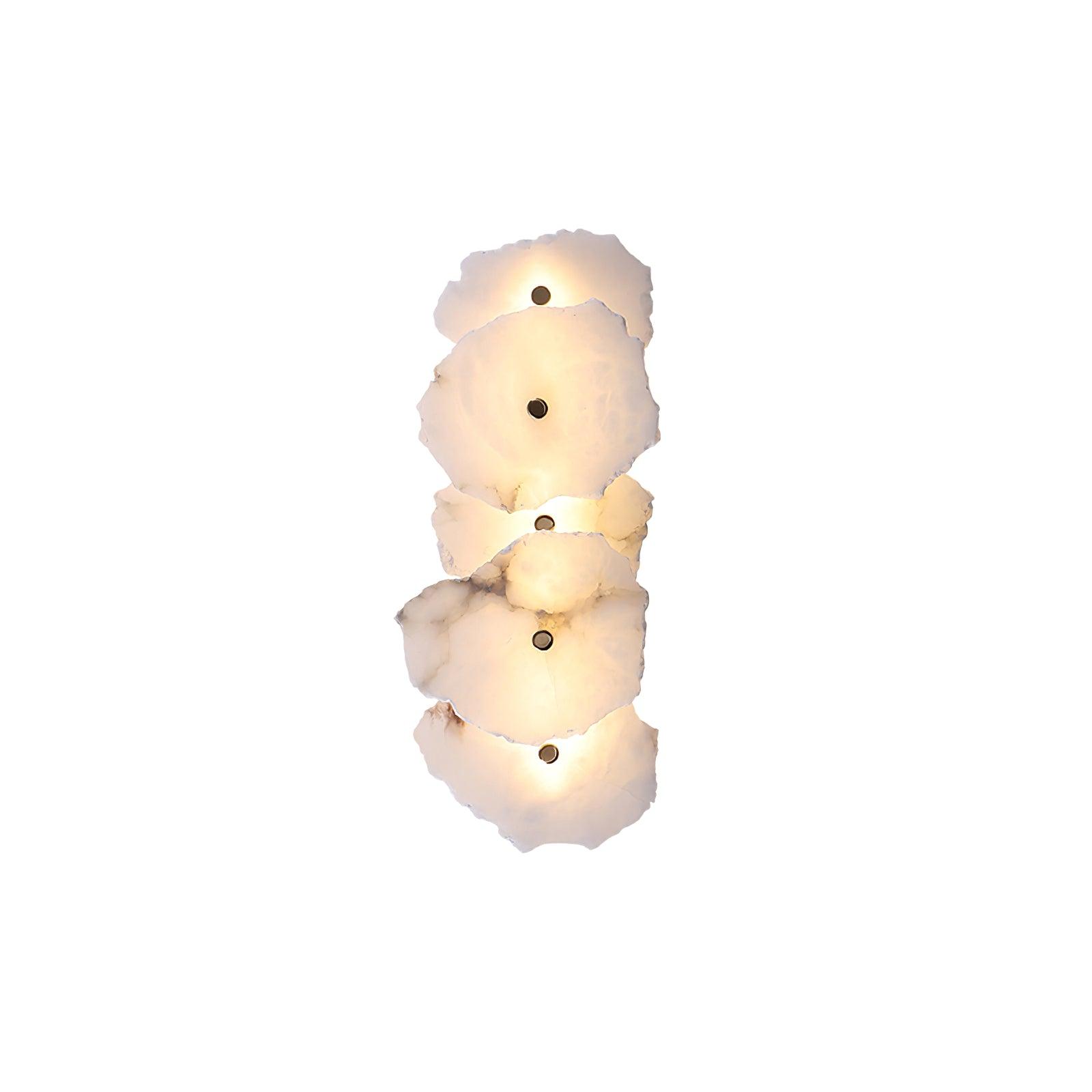Alaeila Floral Cluster Alabaster Wall Light - Blowlighting