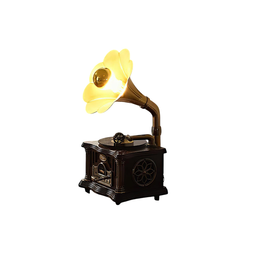 Phonograph Table Lamp - Lamp Copper