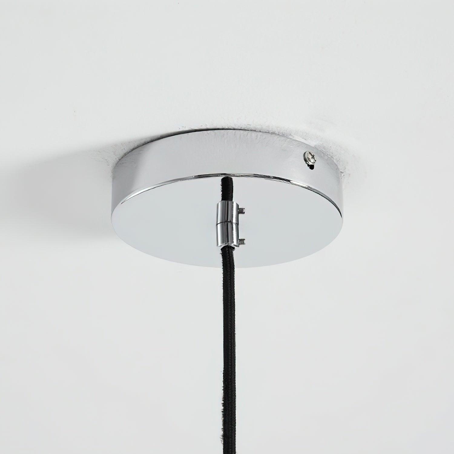Aria Lampadario Marrone e Arancione