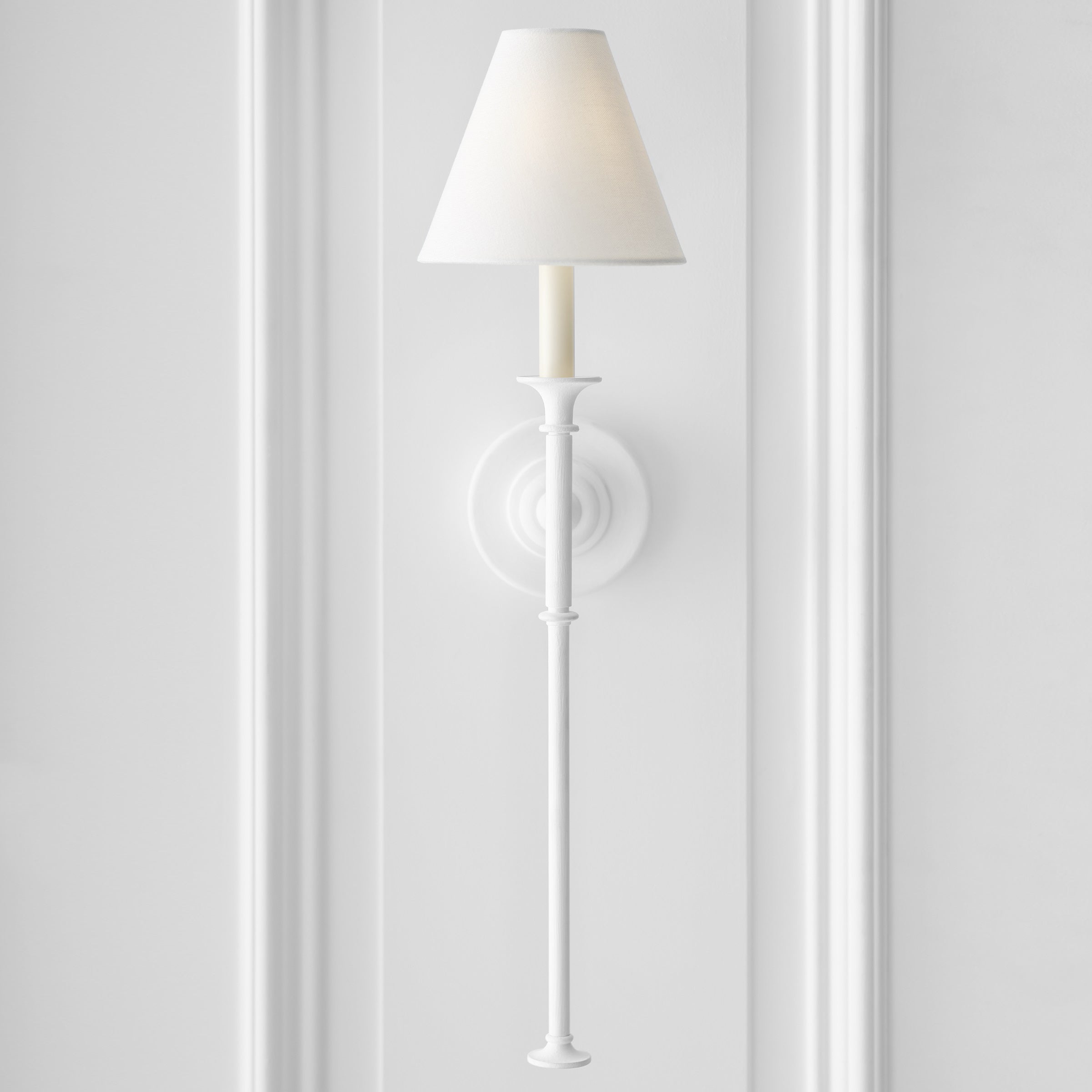 Silva Applique da Parete Vintage in Tessuto