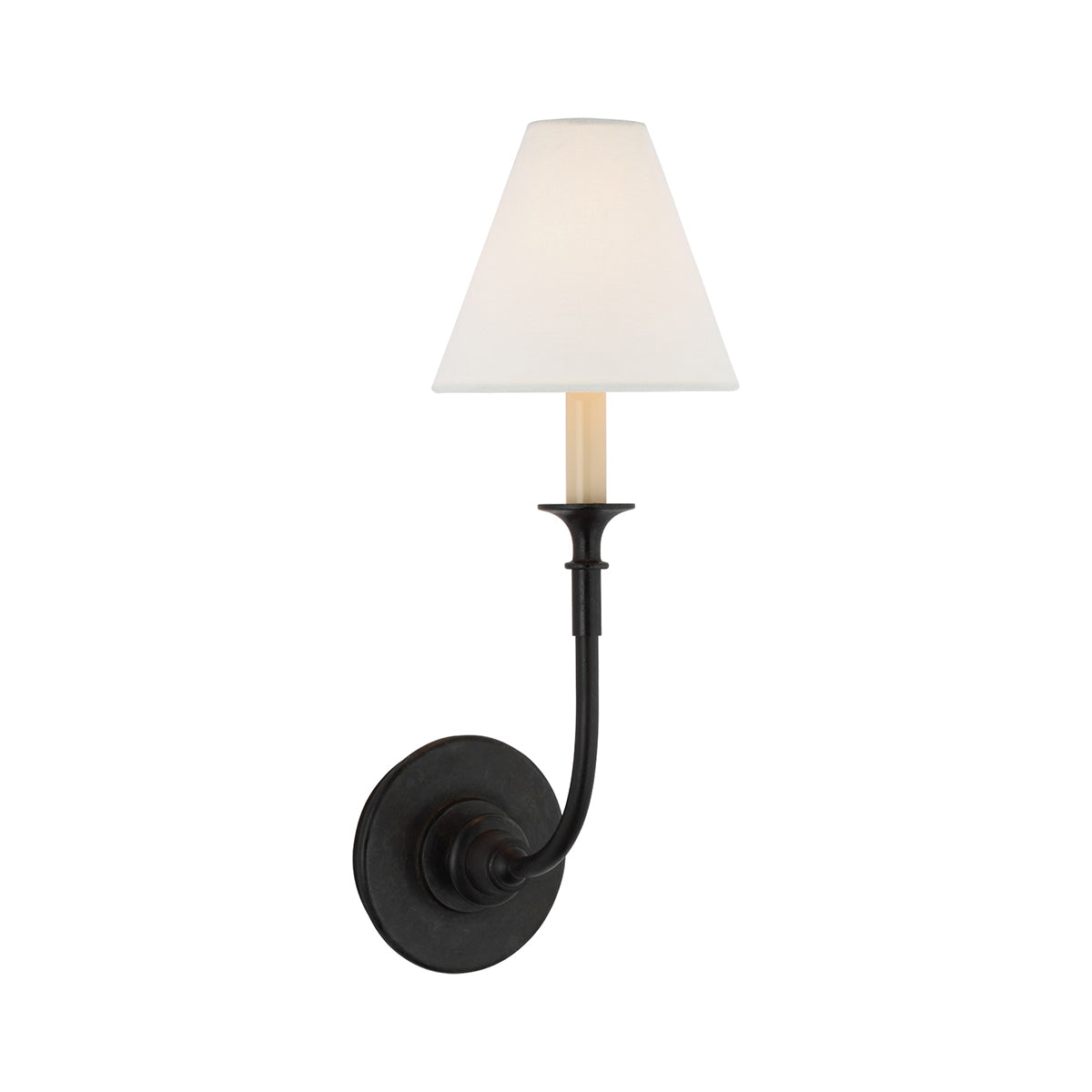 Silva Applique da Parete Vintage in Tessuto