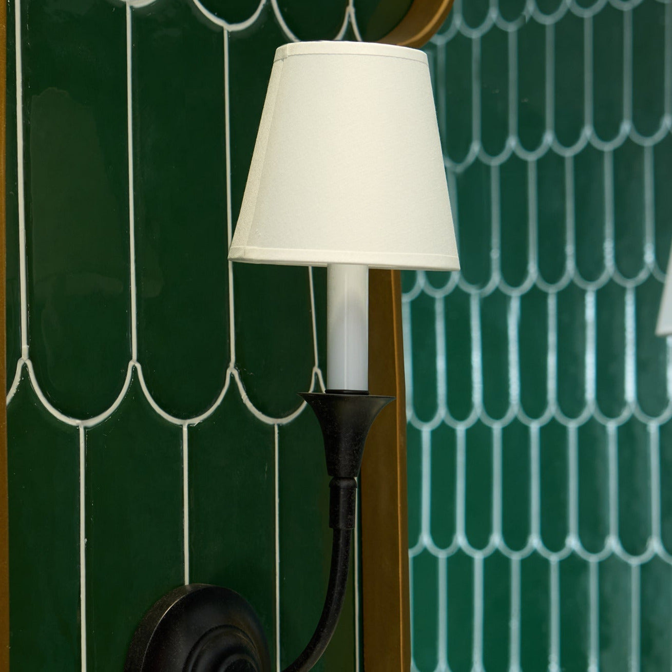 Silva Applique da Parete Vintage in Tessuto