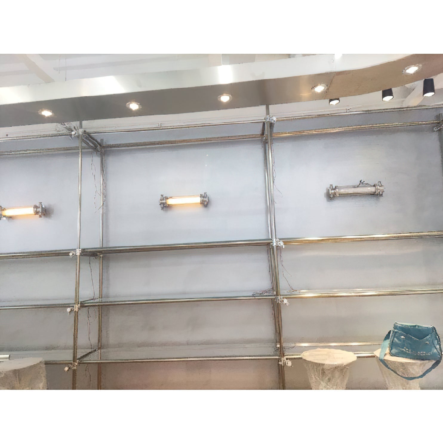 Nyliryra Elegance Vintage Offset Metal Wall Lamp - Lamp Copper