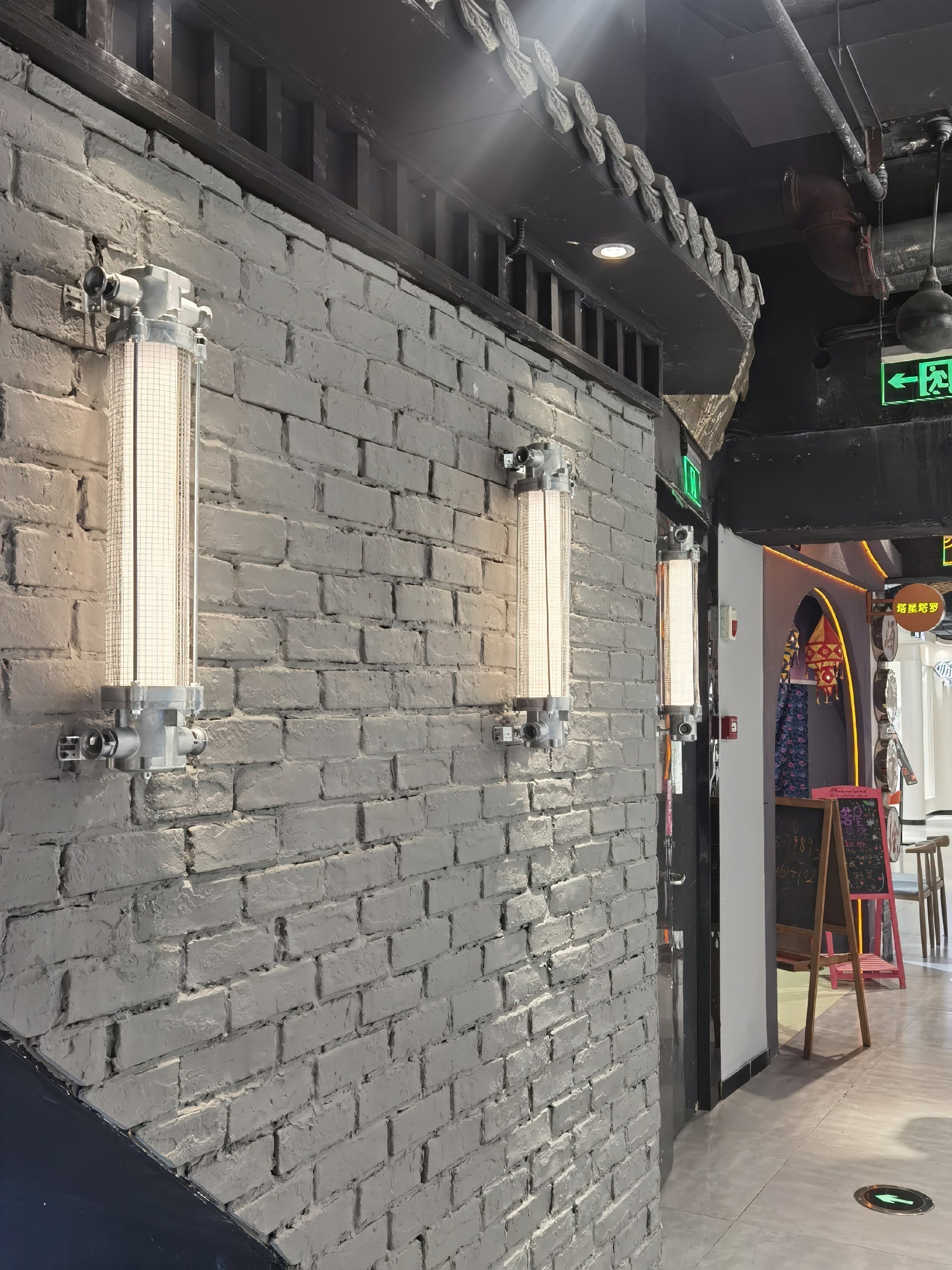 Nyliryra Elegance Vintage Offset Metal Wall Lamp - Lamp Copper