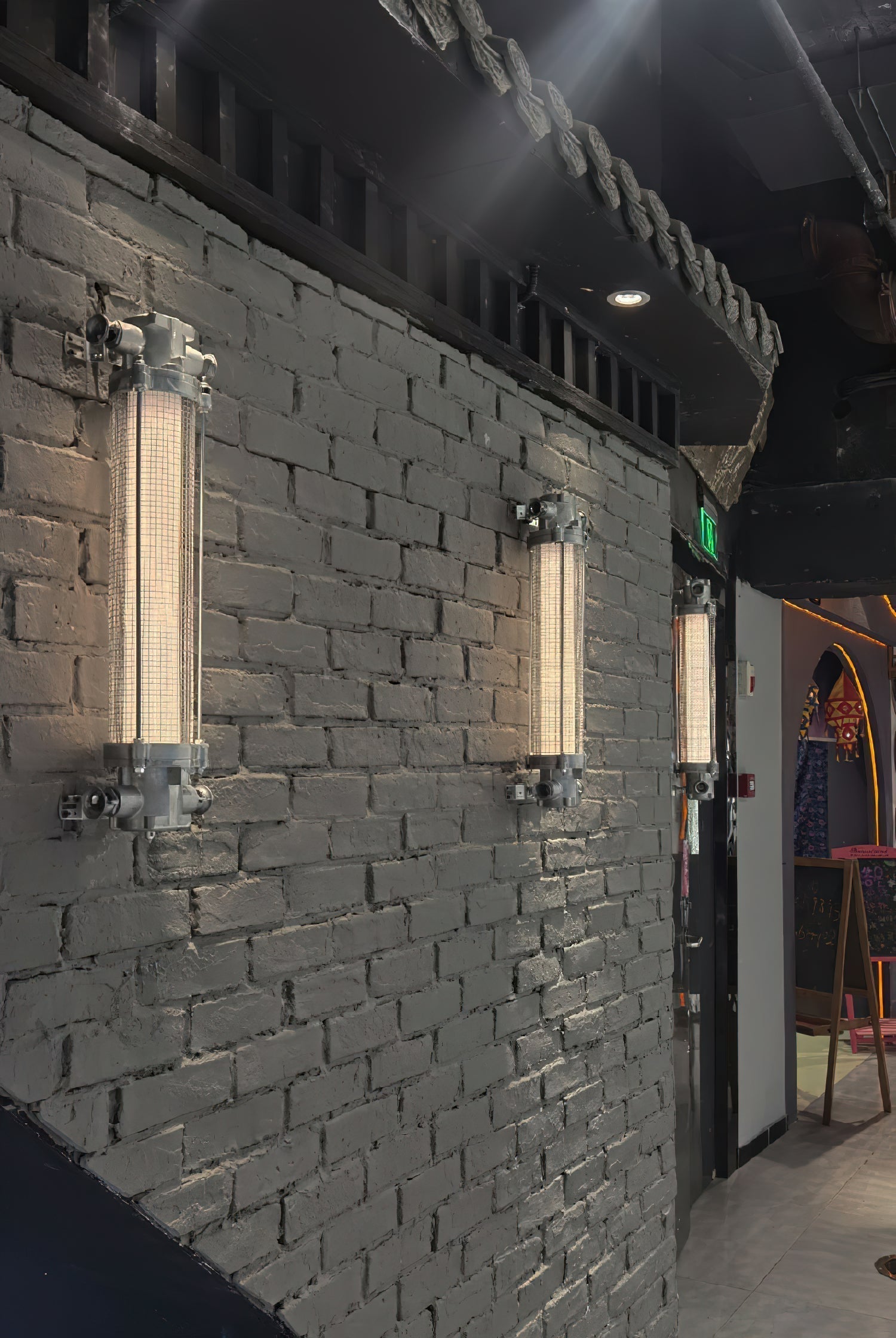 Nyliryra Elegance Vintage Offset Metal Wall Lamp - Lamp Copper