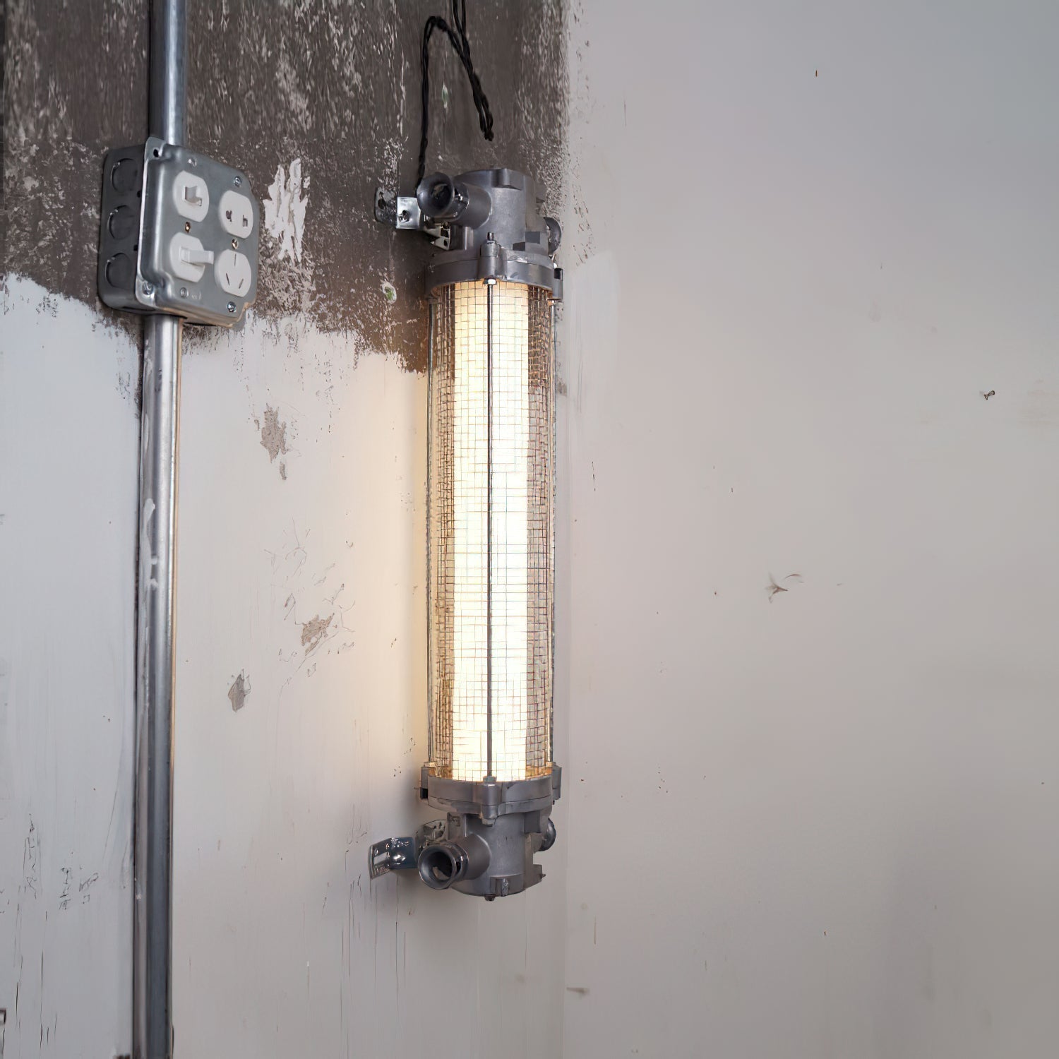 Nyliryra Elegance Vintage Offset Metal Wall Lamp - Lamp Copper