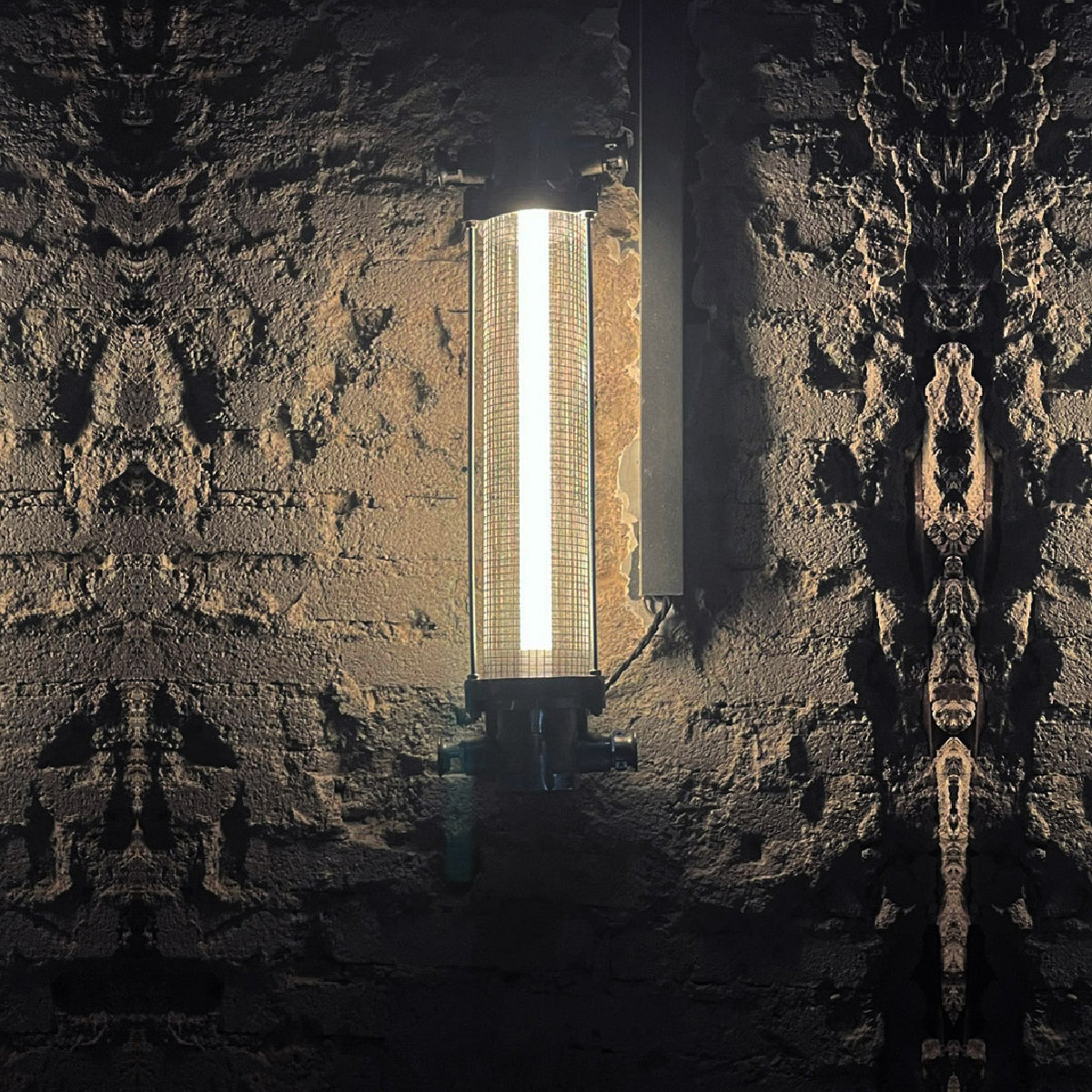 Nyliryra Elegance Vintage Offset Metal Wall Lamp - Lamp Copper