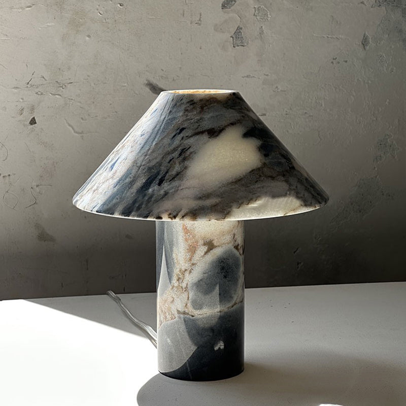 Pillar Stone Table Lamp - Lamp Copper